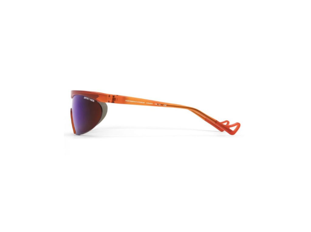 Koharu Size 5 Sunglasses 2019 (Orange/Indigo Mirror)