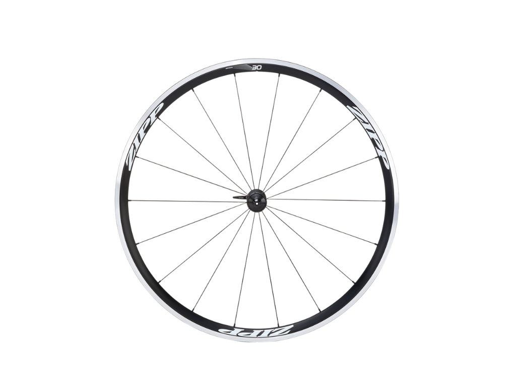 Wheelset 30 Clincher Front 18 Spokes White Decal