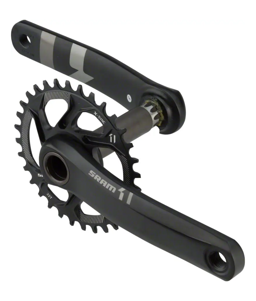 Sram X1 Crankset 1400 Gxp 170 Black 11 Speed Direct Mount 32t (GXP Cups NOT included)