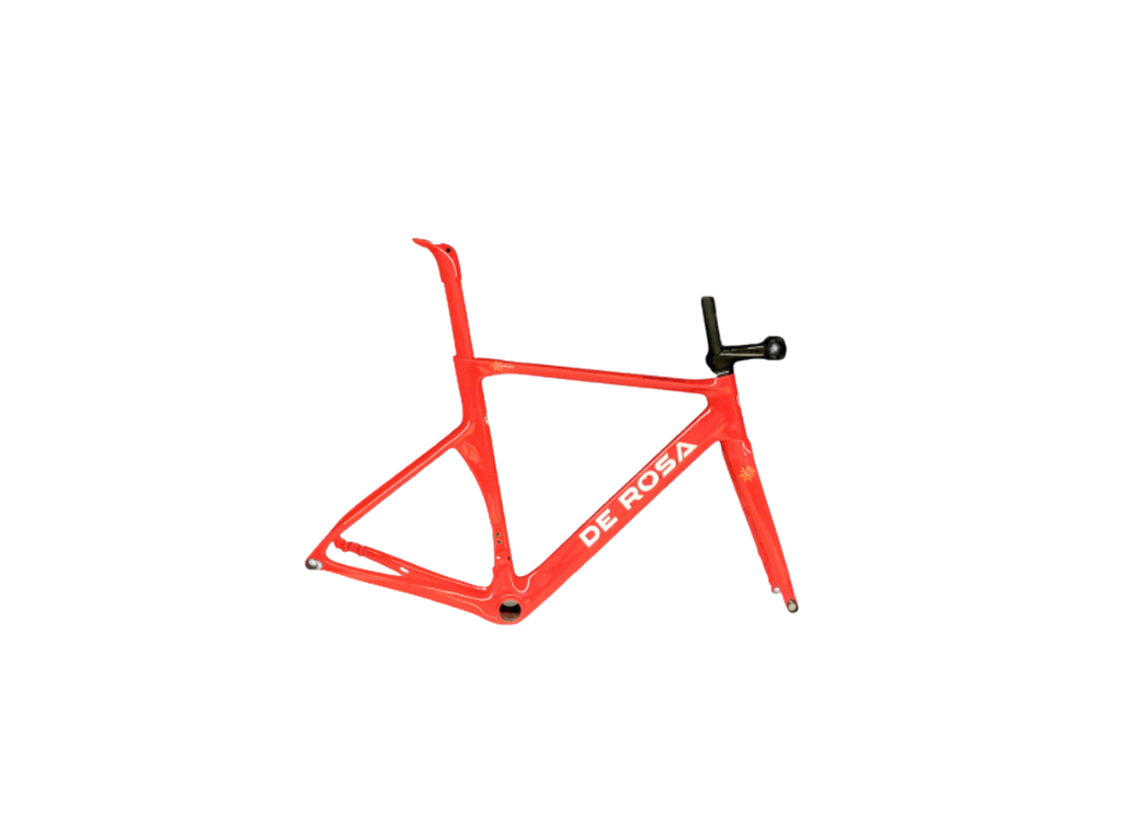 SK Disk Pininfarina Frame With Accessories + N° 5 Metron Handlebar Painted + Thru Axle (50, Rosso Cofidis)