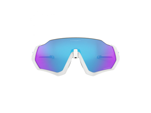 [OO9401-0237] Flight Jacket Sunglasses Matte White/Polished White Prizm Sapphire Iridium