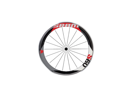 [00.1915.030.000] S60 Red 60mm Rim Front Clincher 700C Wheels