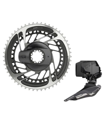 [00.3018.302.001] Power Meter Kit DM 54/41T Red Axs D1 Grey (Includes Power Meter w Integrated Chainrings, Red AXS 2-Position Front Derailleur)